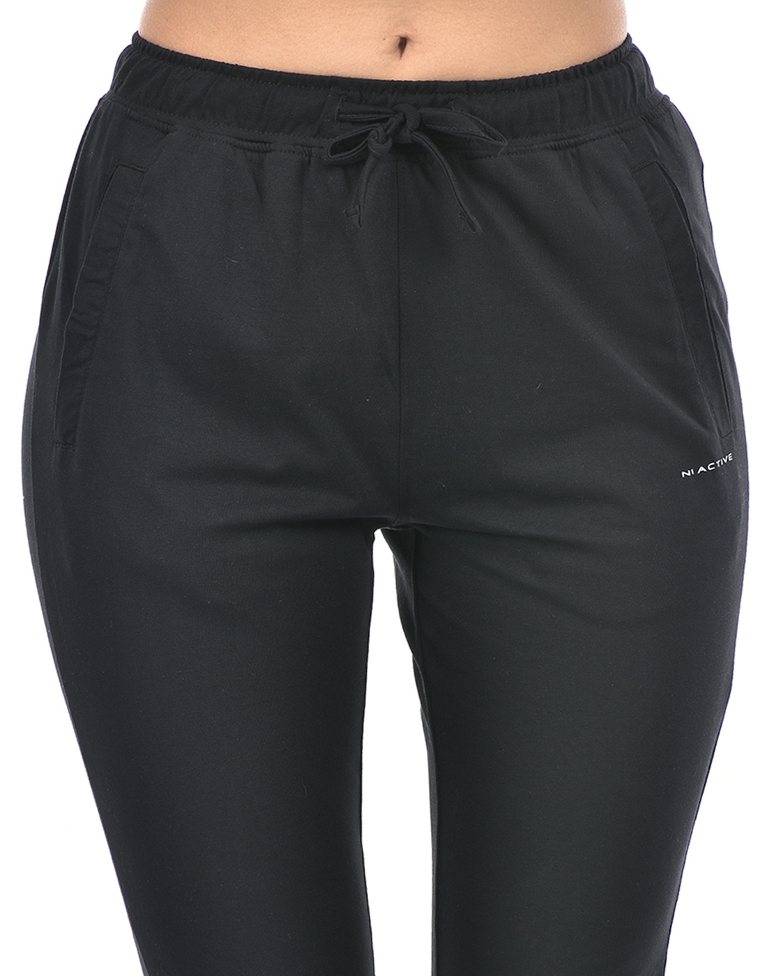 Numero Uno Women Solid Black Track Pants